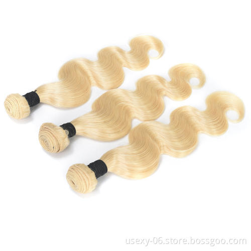 Best Selling 613 Virgin Hair Products Raw Indian Hair Bundle Blonde Virgin Hair Extension